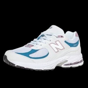 New Balance 2002R Running Womens/Kids Quartz Grey Ice Wine Blue